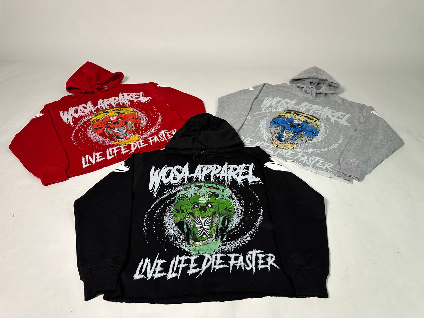 Wosa Apparel Cropped Hoodies