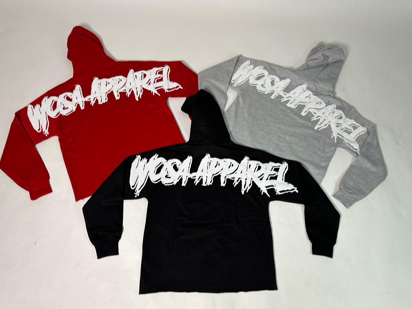 Wosa Apparel Cropped Hoodies